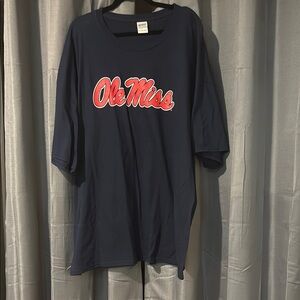 Ole Miss 4XL Navy T-Shirt